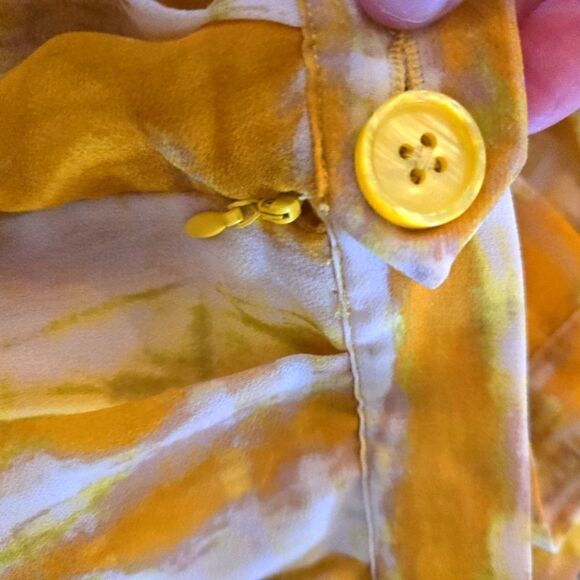 EC WHO WHAT WEAR CHIFFON TIEDYED SKIRT WITH LINING SZ.12 - Picture 5 of 6